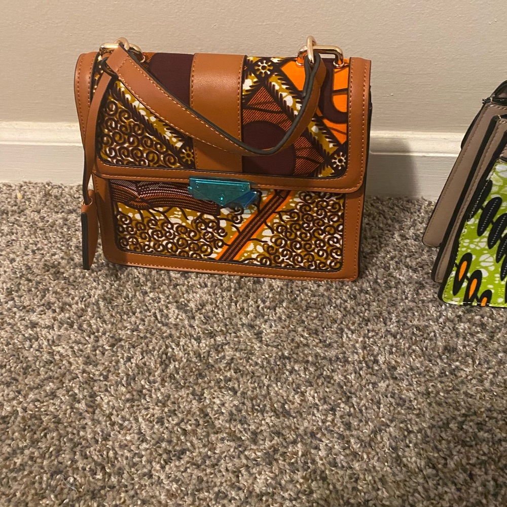 African fabric bag